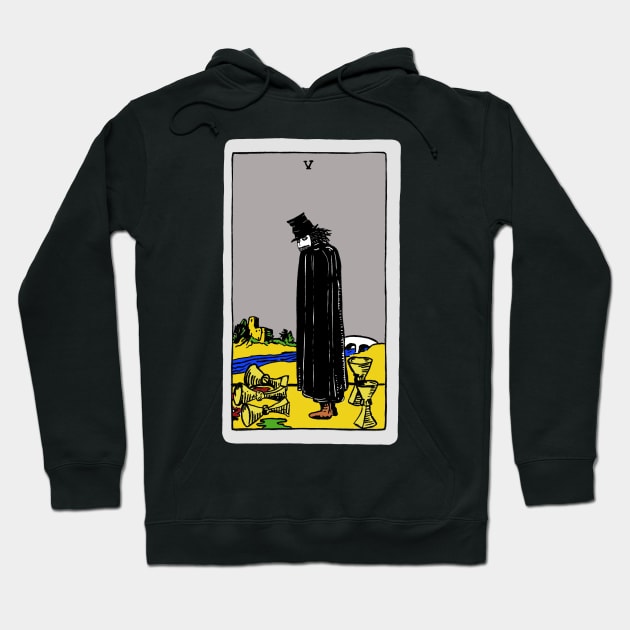 Babadook Five of Cups Tarot Hoodie by This Is Fun, Isn’t It.